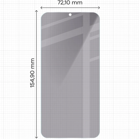 Prywatyzujące szkło hartowane Bizon Glass Clear Shadow do Samsung Galaxy S25 Plus / S24 Plus, przyciemniane