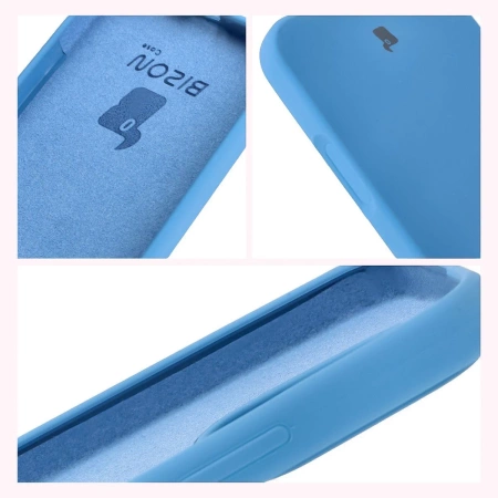 Silikonowe etui Bizon Soft Case do Honor 400 Lite, niebieskie