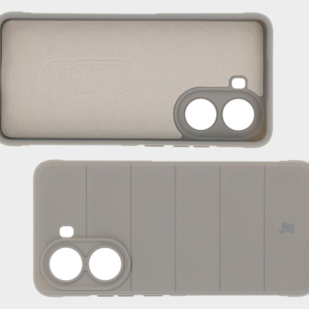 Pancerne etui Bizon Case Tur do Xiaomi Poco X7 Pro, jasnoszare