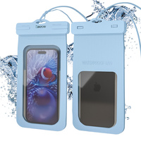 Etui wodoszczelne Bizon Case Hydrowrap, 2 sztuki, jasnoniebieskie