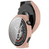 Etui ze szkłem do zegarka Bizon Case Watch Adamo do Huawei Watch GT 5 Pro 46 mm, różowe
