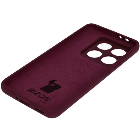 Silikonowe etui Bizon Soft Case do Xiaomi 14T Pro, ciemnofioletowe