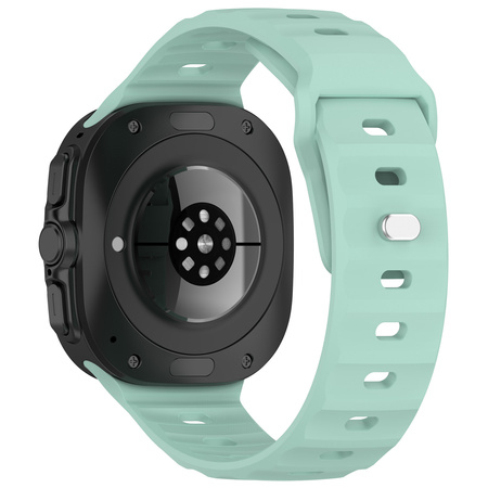 Silikonowy pasek Bizon Strap Watch Silicone G do Galaxy Watch Ultra 2 / 1, miętowy