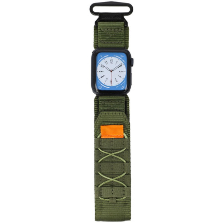 Sportowy pasek do zegarka Bizon Strap Watch Adventure do Apple Watch 38/40/41/42 mm, khaki