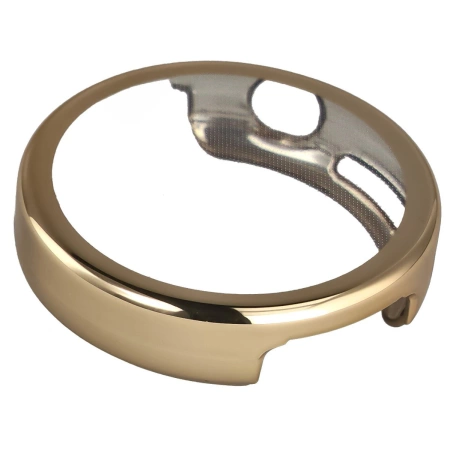 Etui z osłoną ekranu Bizon Case Watch Felipe do Huawei Watch GT6 41 mm, złote