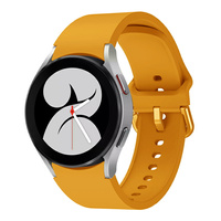 Pasek Bizon Strap Watch Silicone do Galaxy Watch 20 mm, marchewkowy