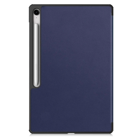 Etui z klapką Bizon Case Tab Croc do Galaxy Tab S10 FE Plus, granatowe