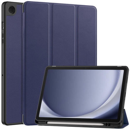 Etui Bizon Case Tab Lizard do Samsung Galaxy Tab A9 Plus, granatowe