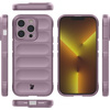 Pancerne etui Bizon Case Tur do iPhone 14 Pro, jasnofioletowe
