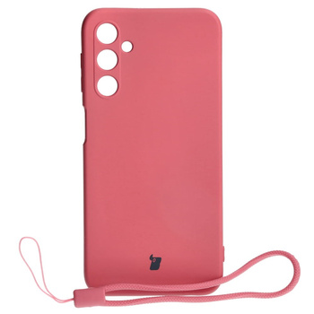 Etui Bizon Case Silicone do Samsung Galaxy A24 4G, brudny róż