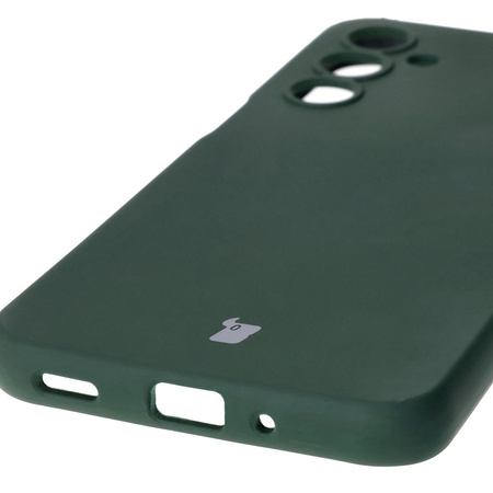 Silikonowe etui Bizon Soft Case do Galaxy A16 4G/5G, ciemnozielone