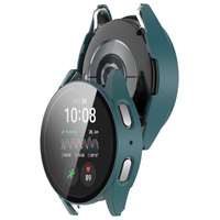 Etui ze szkłem do zegarka Bizon Case Watch Adamo do Galaxy Watch 7 44 mm, zielone