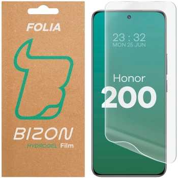 Folia hydrożelowa na ekran Bizon Glass Hydrogel Front do Honor 200, 1 sztuka