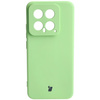 Etui Bizon Case Silicone Sq do Xiaomi 14, jasnozielone
