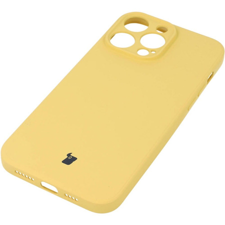 Etui Bizon Case Silicone do iPhone 14 Pro Max, żółte