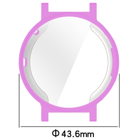 Etui Bizon Case Watch Felipe do Huawei Watch GT 4 41 mm, różowe