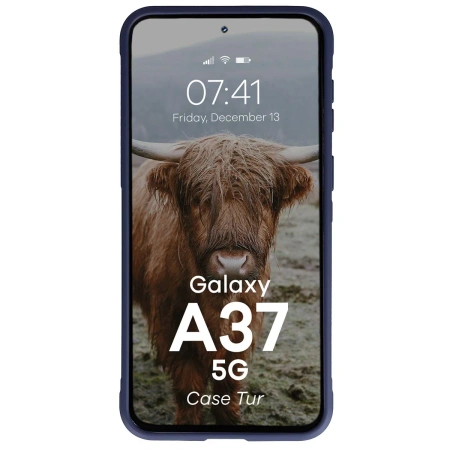 Pancerne etui Bizon Case Tur do Galaxy A37 5G, granatowe