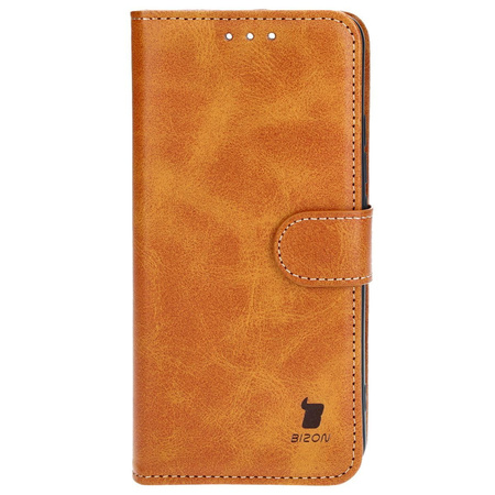 Etui z klapką Bizon Case Pocket do Xiaomi 14, brązowe