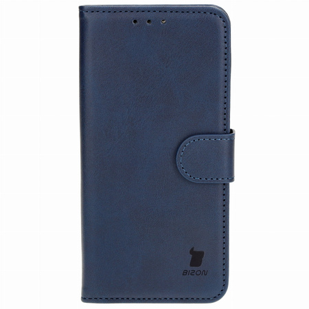 Etui z klapką Bizon Case Pocket do iPhone 13, granatowe