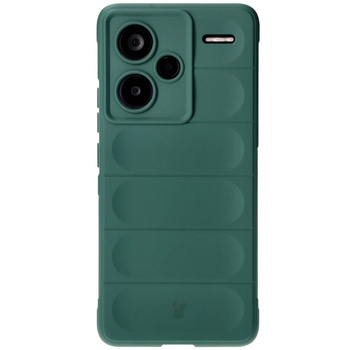 Pancerne etui Bizon Case Tur do Xiaomi Redmi Note 13 Pro+ 5G, ciemnozielone