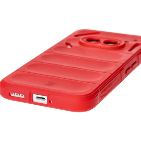 Pancerne etui Bizon Case Tur do Nothing Phone (2a) / (2a) Plus, czerwone
