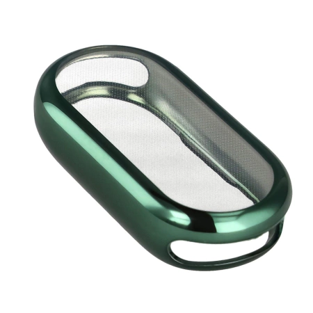 Etui z osłoną ekranu Bizon Case Watch Felipe do Xiaomi Smart Band 10, zielone