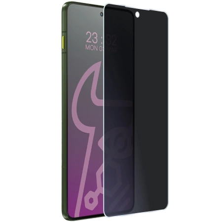 Prywatyzujące szkło hybrydowe Bizon Glass Mule Shadow do Motorola Edge 70, matowe