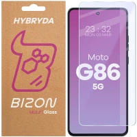 Elastyczne szkło hybrydowe Bizon Glass Mule do Motorola Moto G86 5G