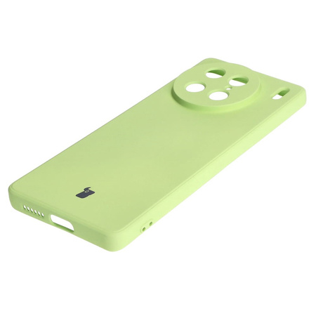 Etui Bizon Case Silicone Sq do VIVO X90 Pro, jasnozielone