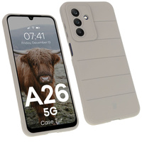 Pancerne etui Bizon Case Tur do Galaxy A26 5G, jasnoszare