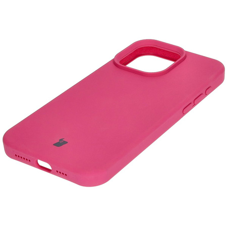 Etui silikonowe Bizon Soft Case do iPhone 15 Pro Max, fuksja
