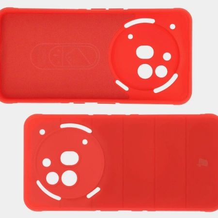 Pancerne etui Bizon Case Tur do Nothing Phone (3a) Pro, czerwone