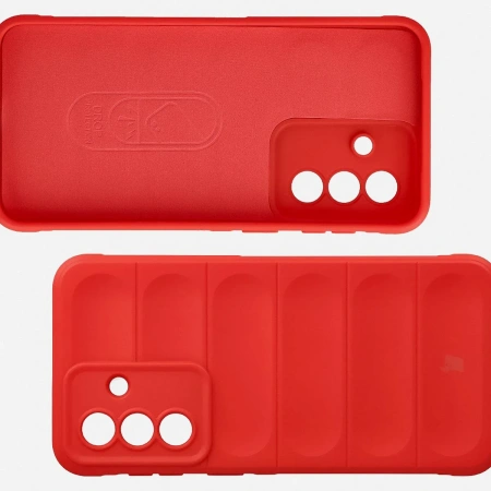 Pancerne etui Bizon Case Tur do Galaxy A37 5G, czerwone