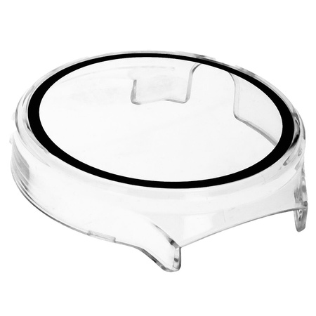 Etui ze szkłem do zegarka Bizon Case Watch Adamo do Huawei Watch 4 Pro Space Edition, przezroczyste