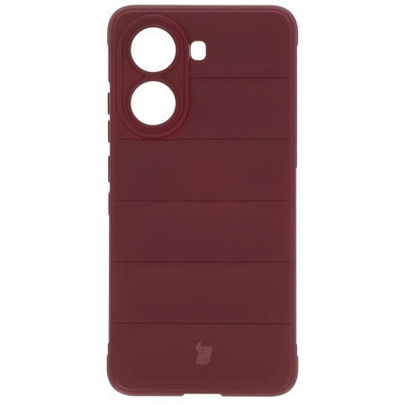 Pancerne etui Bizon Case Tur do Xiaomi Poco X7 Pro, burgundowe