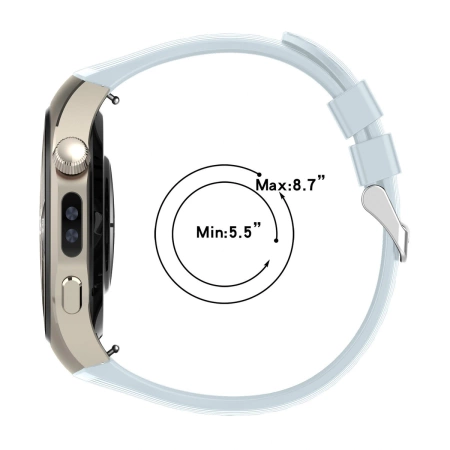 Silikonowy pasek Bizon Strap Watch Silicone do Apple Watch 38/40/41/42 mm, burgundowy