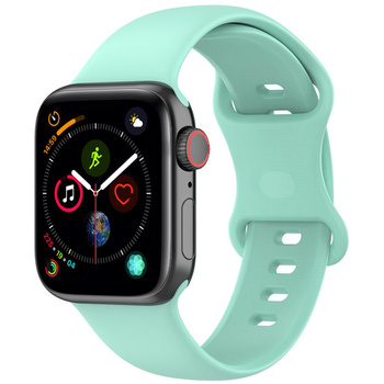 Pasek Bizon Strap Watch Silicone S do Apple Watch 38/40/41/42 mm, miętowy