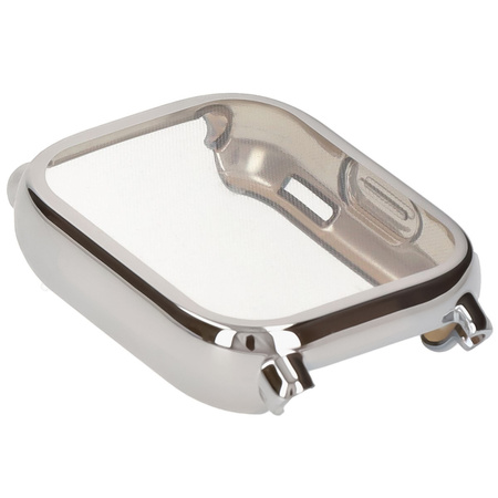 Etui Bizon Case Watch Felipe do Xiaomi Redmi Watch 5 Lite, srebrne