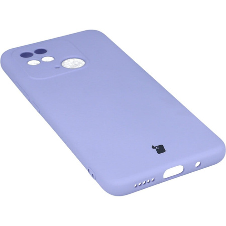 Etui Bizon Case Silicone do Xiaomi Redmi 10C, jasnofioletowe