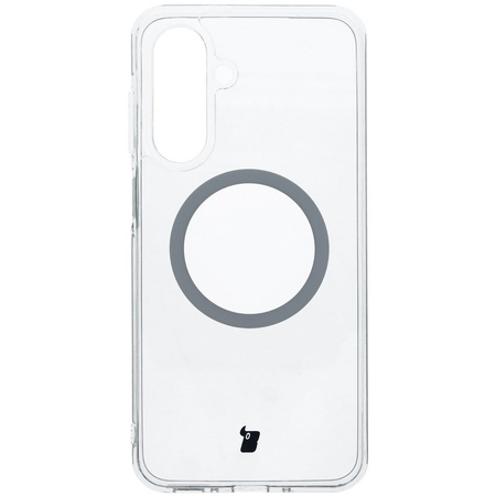 Etui z pierścieniem magnetycznym Bizon Case CrystalO do Galaxy A26 5G, przezroczyste