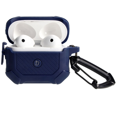 Etui Bizon Case Headphone Armor do Apple Airpods 3, granatowe