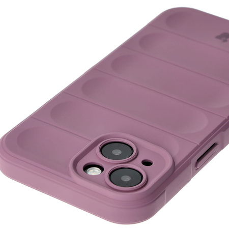 Pancerne etui Bizon Case Tur do iPhone 15, jasnofioletowe