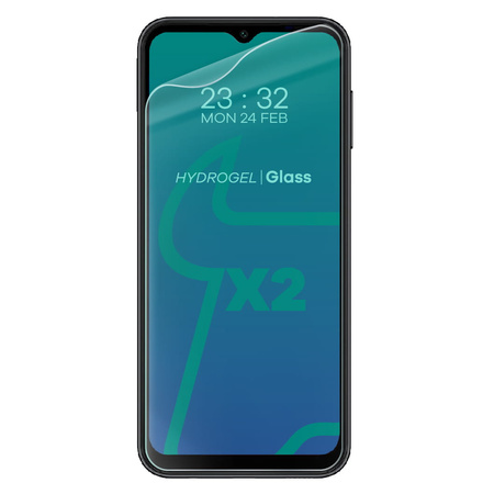 Folia hydrożelowa na ekran Bizon Glass Hydrogel do Galaxy A14 4G/5G, 2 sztuki
