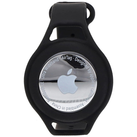 Etui Bizon Case Locator Child do Apple AirTag, czarne