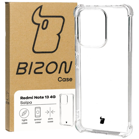 Elastyczne etui Bizon Case Salpa do Xiaomi Redmi Note 13 4G, przezroczyste