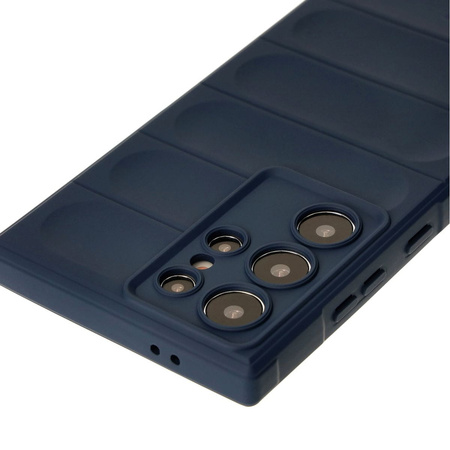 Pancerne etui Bizon Case Tur do Galaxy S24 Ultra, granatowe