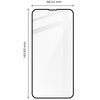 Szkło hartowane Bizon Glass Edge do iPhone 13 / 13 Pro, czarne