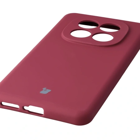 Silikonowe etui Bizon Soft Case do Xiaomi Redmi Note 15 Pro 4G, ciemnofioletowe