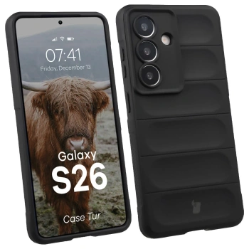 Pancerne etui Bizon Case Tur do Galaxy S26, czarne