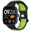 Pasek Bizon Strap Watch Octo do Xiaomi Redmi Watch 5/4 / Smart Band 9/8 Pro, czarno-zielony